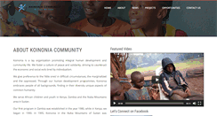 Desktop Screenshot of koinoniacommunity.org