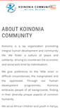Mobile Screenshot of koinoniacommunity.org